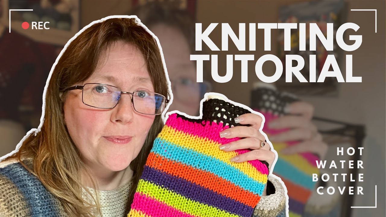 Hot Water Bottle Cover - Circular Knitting Machine Sentro / Addi Tutorial