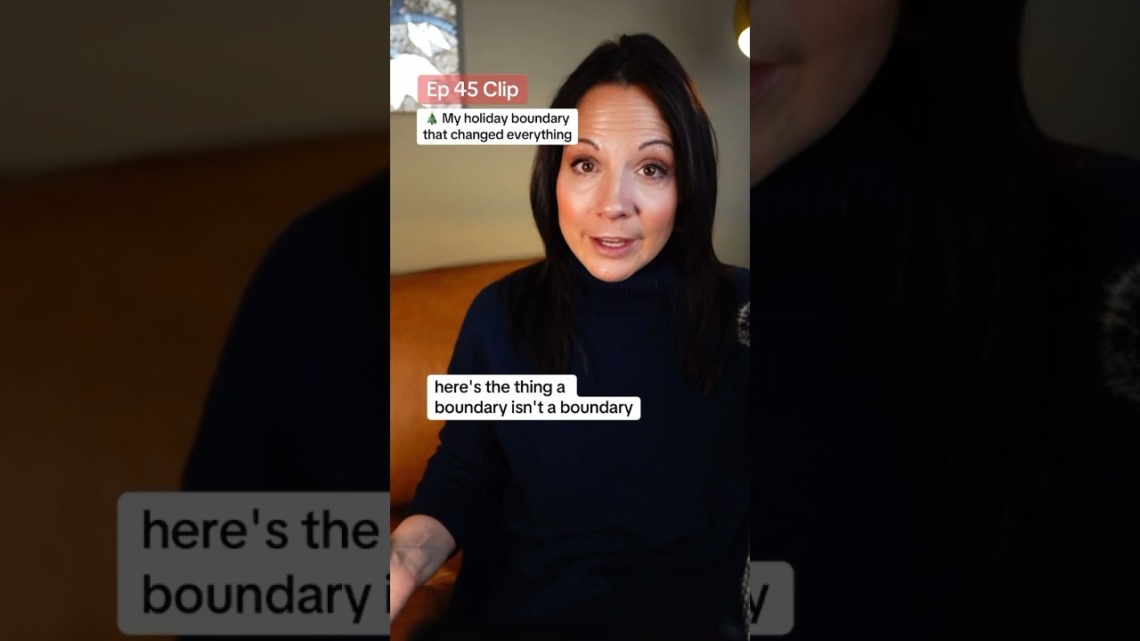 My Holiday Boundary that Changed Everything 