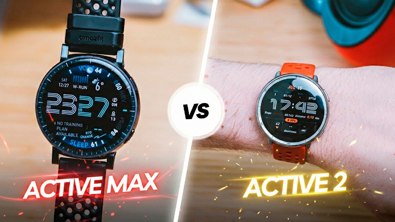 Elige BIEN ✅ Amazfit Active Max vs Amazfit Active 2 COMPARATIVA en ESPAÑOL