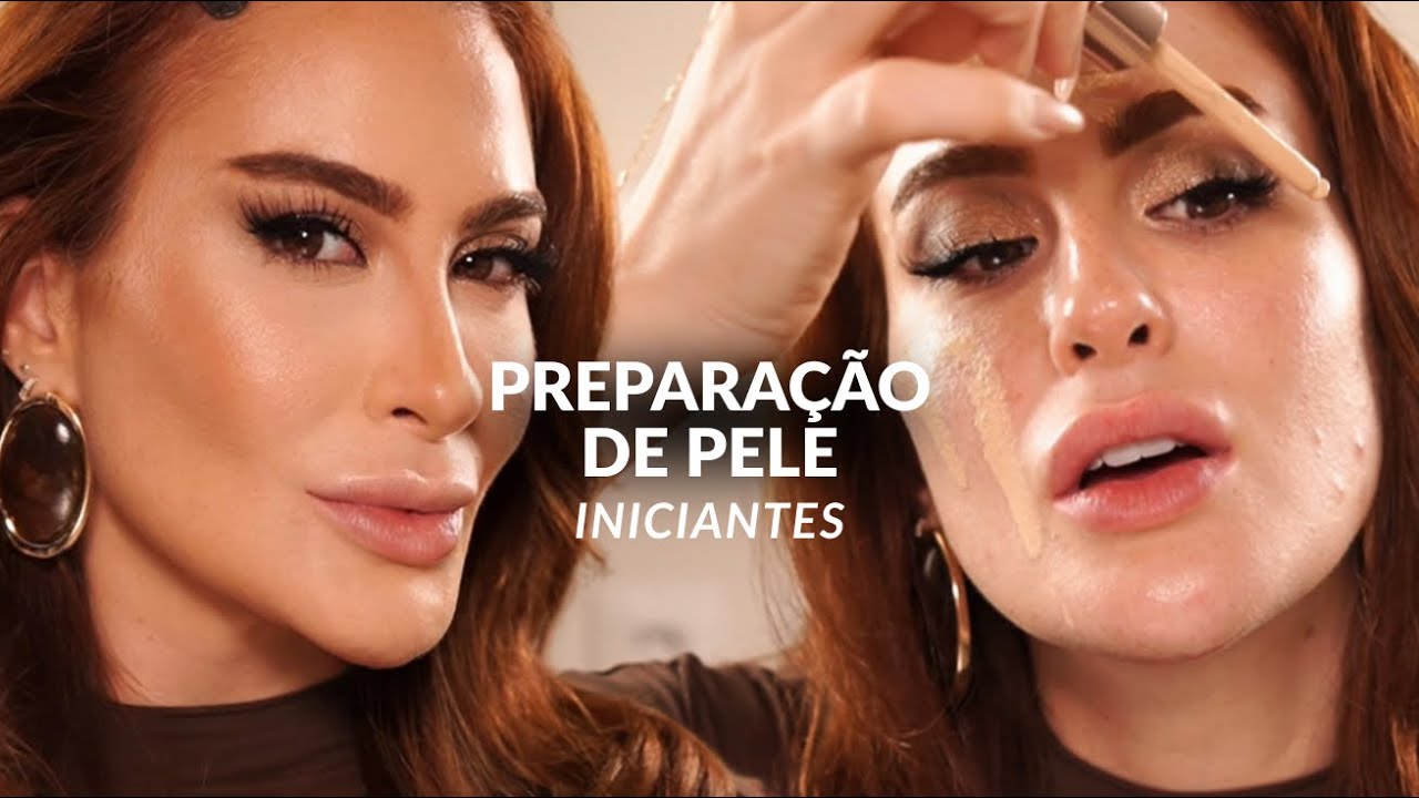 PREPARAÇÃO DE PELE PARA INICIANTES (fácil) 