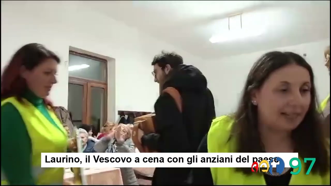 Laurino, apertura dell’Anno Giubilare: il Vescovo a cena con gli anziana del paese