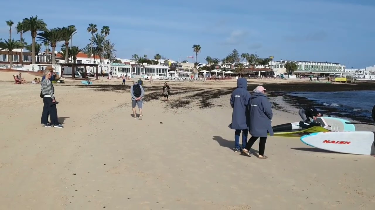 Beach scenes Corralejo Furteventua Feb 2026