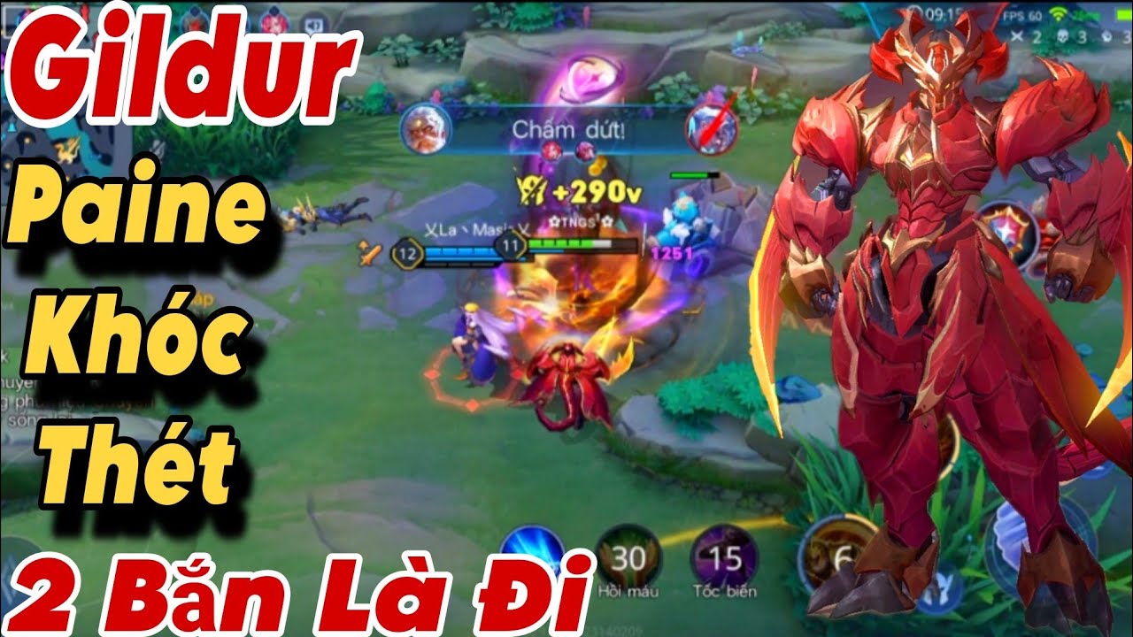 Gildur Full Phép Hiện Tại Với Lối Trang Bị 2 Chưởng Bốc Hơi Paine Sốc Dame Như Sát Thủ