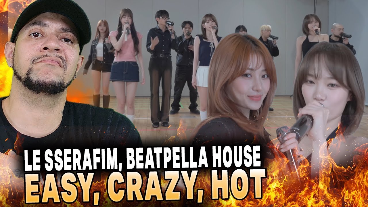 ОЧЕНЬ КРУТО!! Beatpella House & Le Sserafim - Easy, Crazy, Hot (РЕАКЦИЯ)