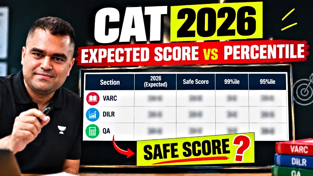 CAT 2026 Score vs Percentile | How Much Score Do You Need for 99%ile?