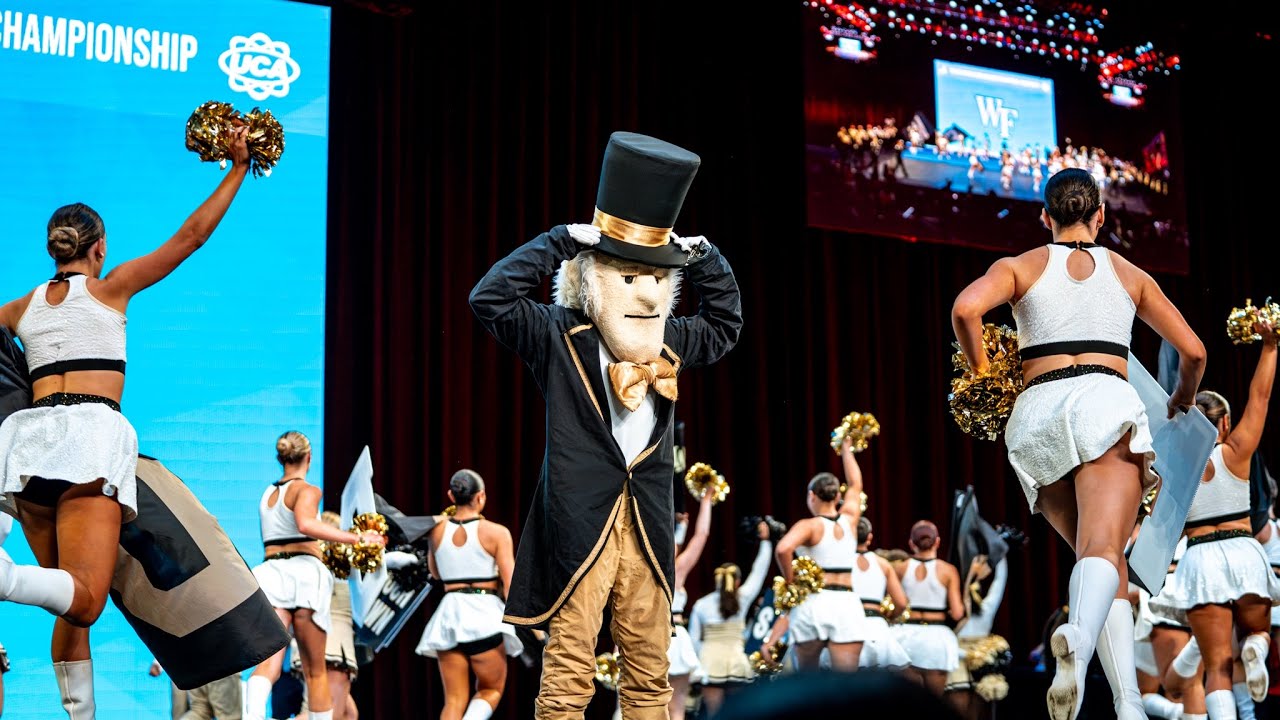 Wake Forest University Spirit Program Game Day Live UCA/UDA College Nationals 2024