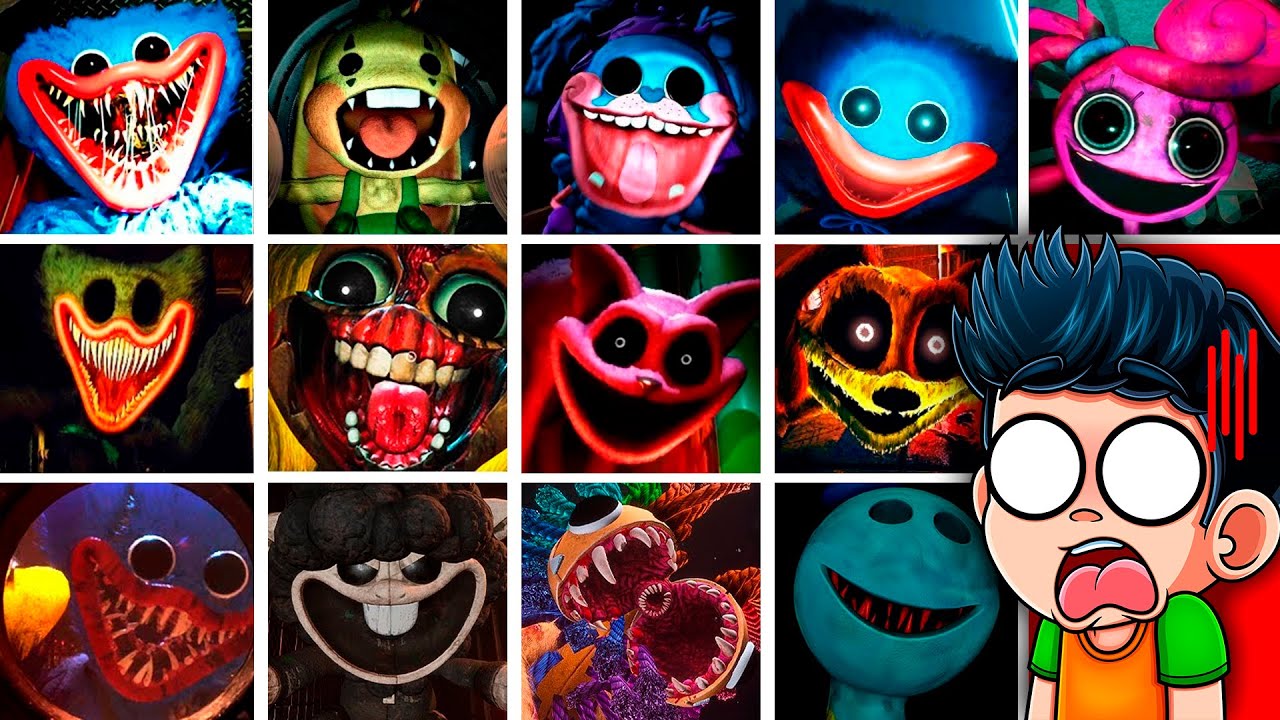 Poppy Playtime Chapter 1, 2, 3, 4 - Todos los JUMPSCARES | Jondres Gc REACCIONA