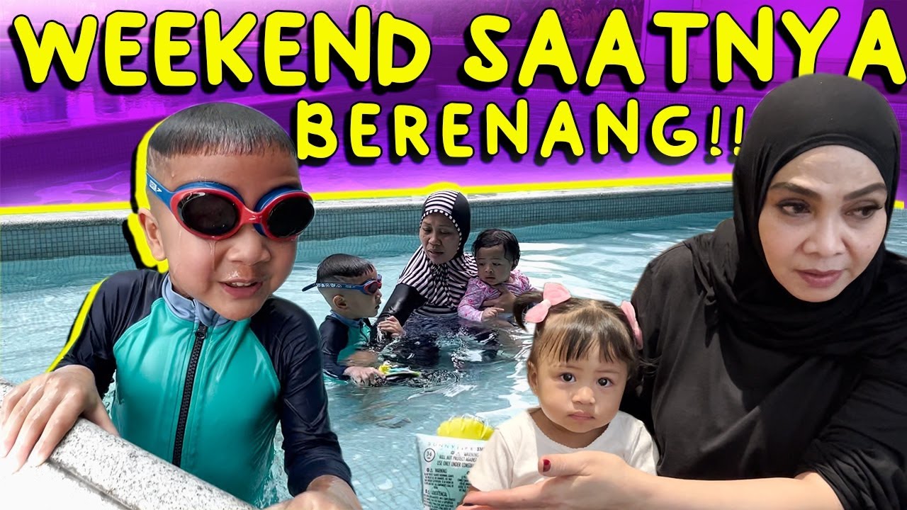 BAHAGIANYA MAMA RIETA WEKEEND BARENG CUCU.. AJJA & LILY LANGSUNG NYEBUR BERENANG@Rans Entertainment