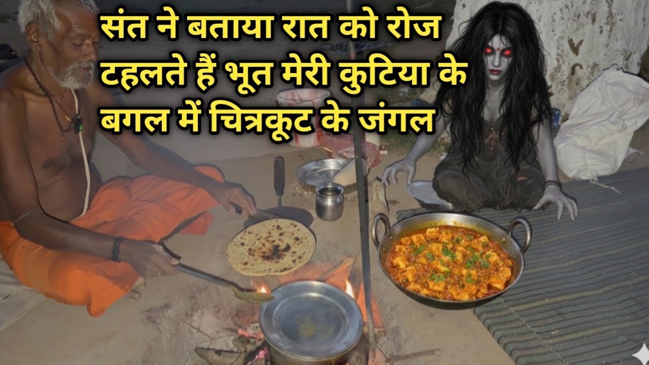संत ने बताया रात को रोज टहलते हैं भूत मेरी कुटिया के बगल में चित्रकूट के जंगल