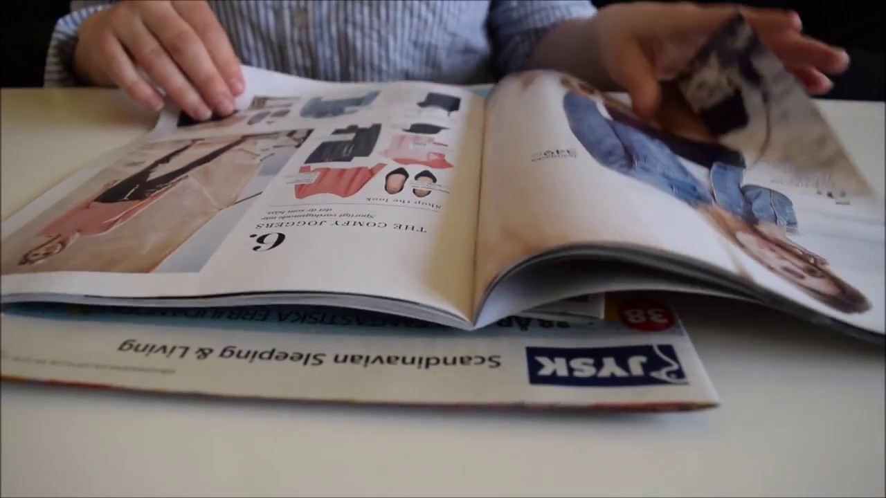 ASMR | Fast, aggressive page turning | Food/fashion magazines & weekly ads