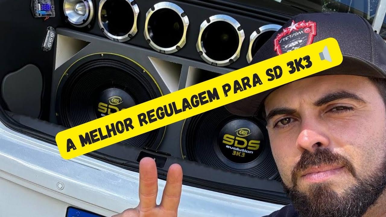 Sds 3k3 de 15” tocando forte no amplificador Taramps TA 6500 #psound #altofalante