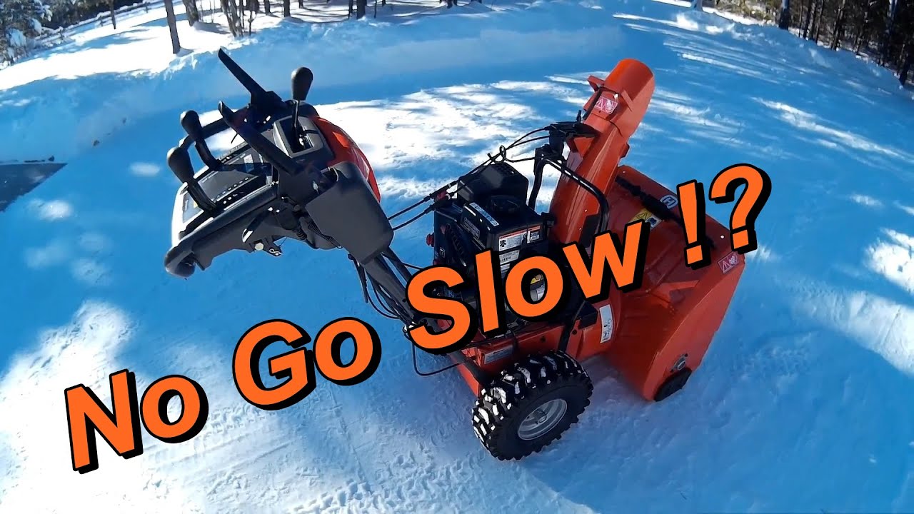 Snowblower Has No First Speed - Fixed With Easy Adjustment.