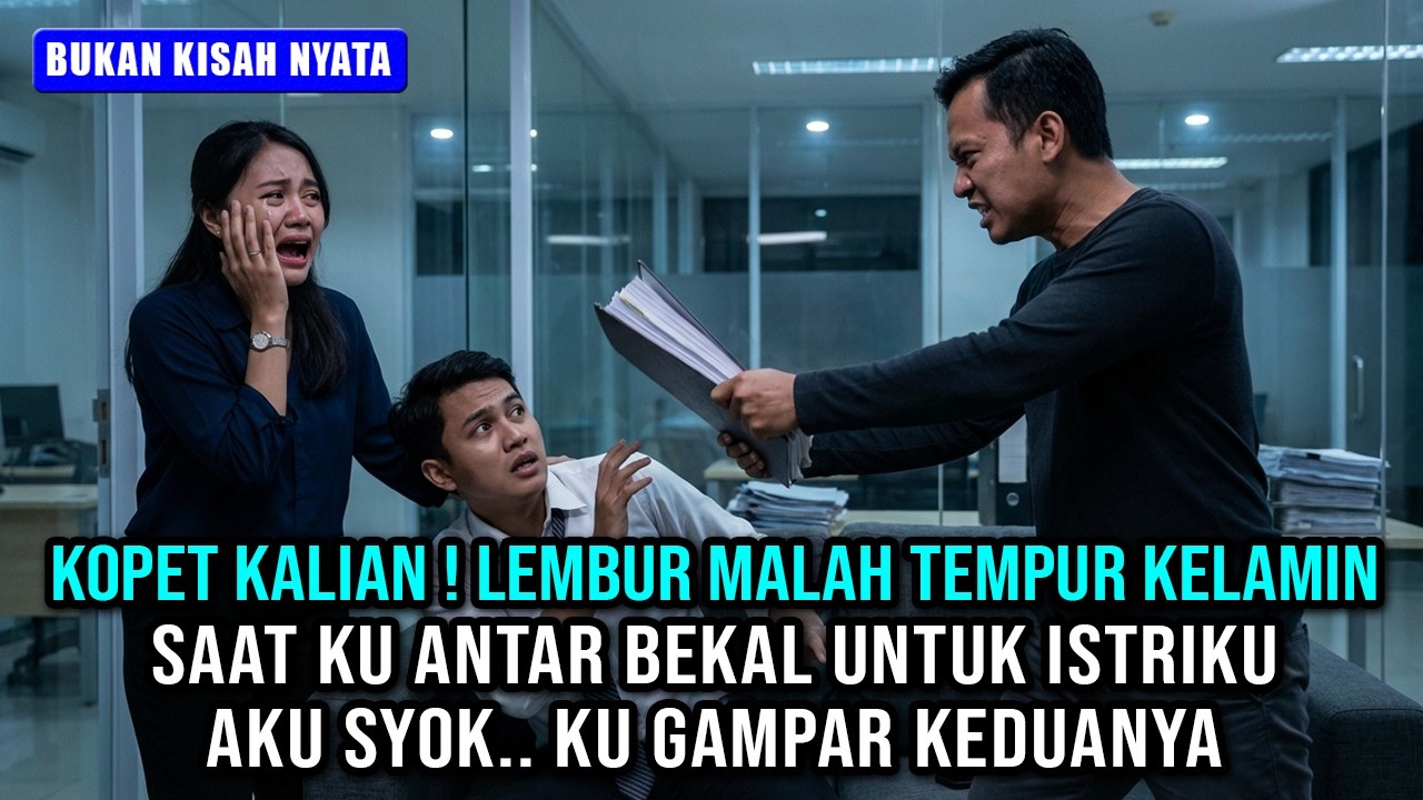 AUTO GEBUK ! SAAT KU ANTAR BEKAL ISTRIKU KE KANTOR, KUDAPATI DIA SEDANG BERCUMBU DENGAN..
