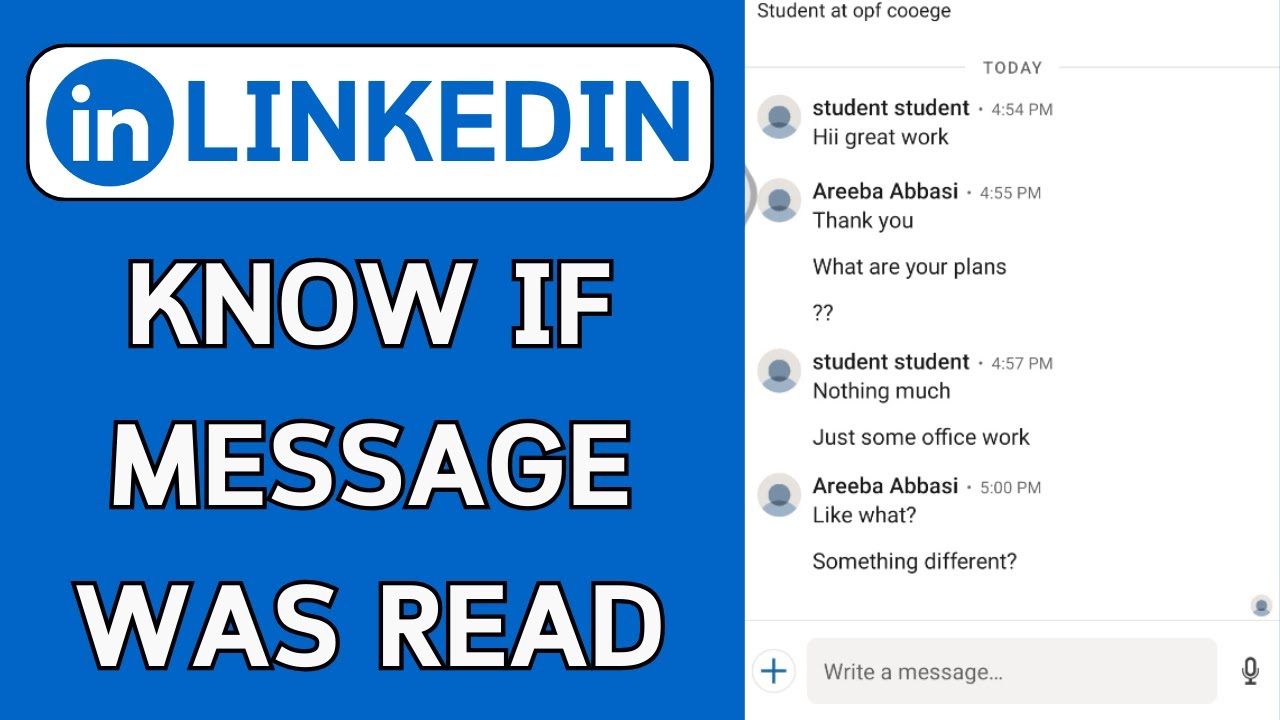 How To Know If Linkedin Message Was Read
