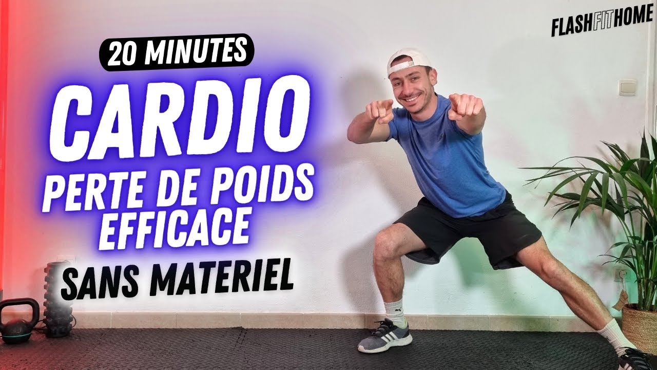 S&Eacute;ANCE CARDIO &Agrave; LA MAISON EN 20 MIN 🔥 SANS MATERIEL 🔥 TOUS NIVEAUX