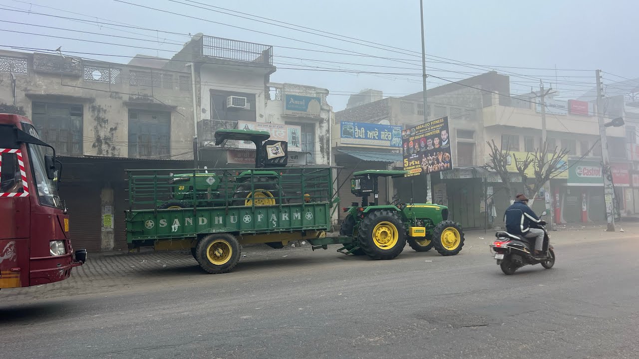 ਚੱਲ ਪਾਏ ਟਰਾਲੀ ਖਿੱਚ ਮੁਕਾਬਲਾ ਲਈ 🚜🚜🚜