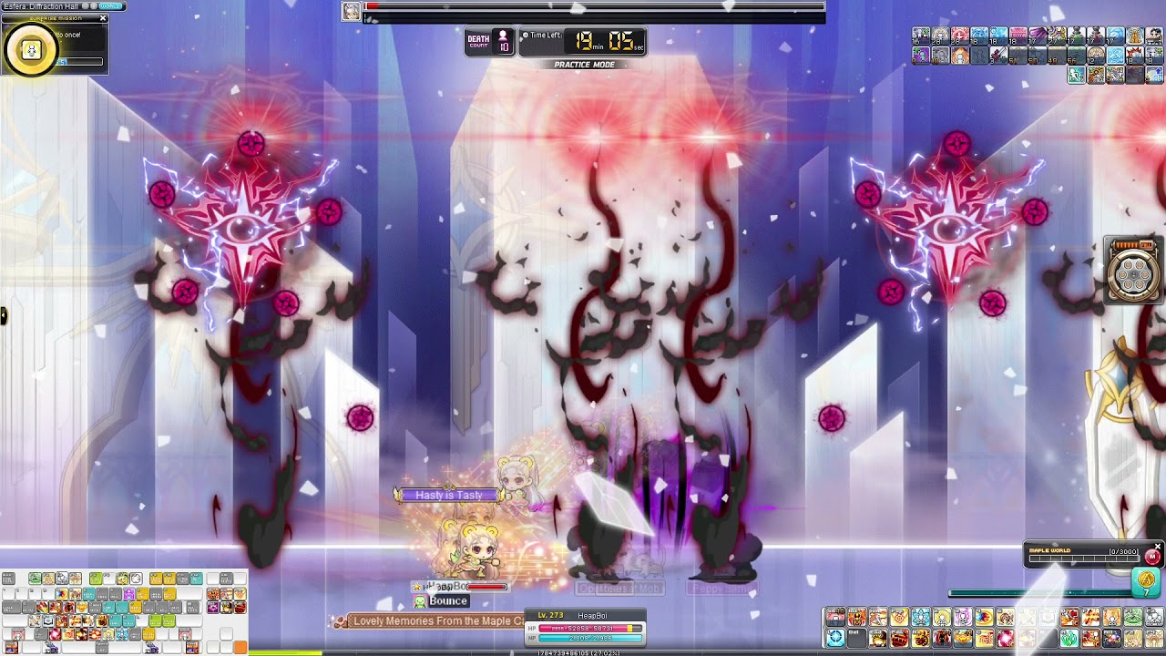 [Maplestory GMS Reboot] Bad Blaster solos Hard Will (Attempt #3)