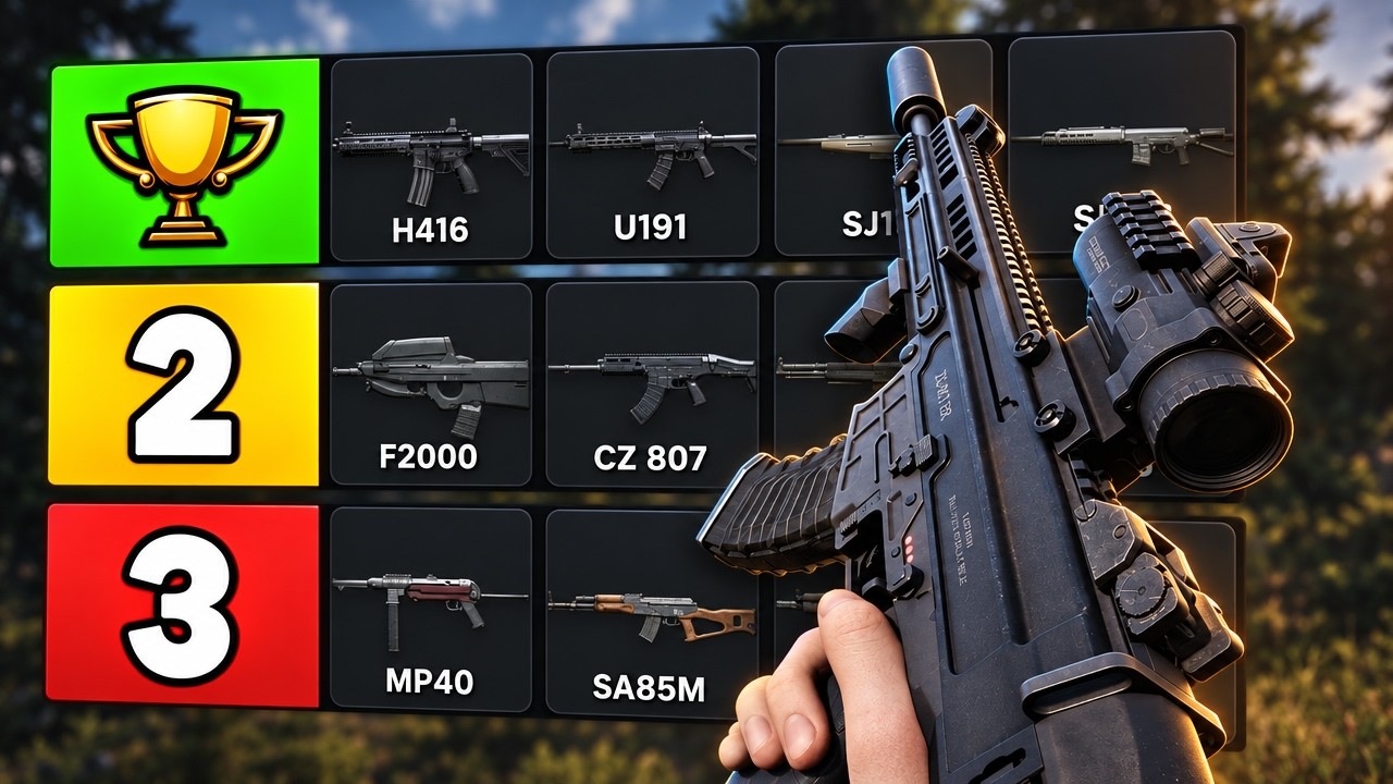 Ranking EVERY Weapon in Arena Breakout: Infinite (Builds Included)