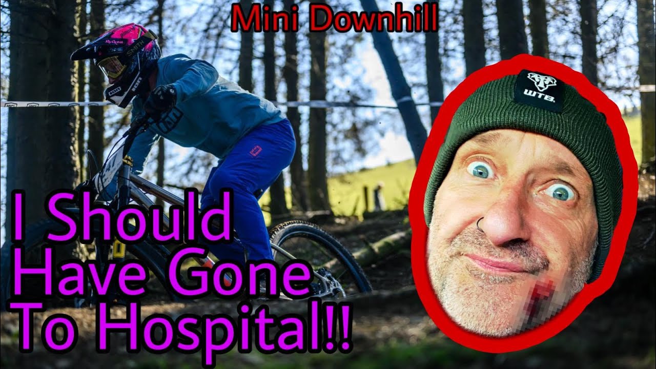 The DOWNHILL Race That Put A HOLE IN MY FACE!!!