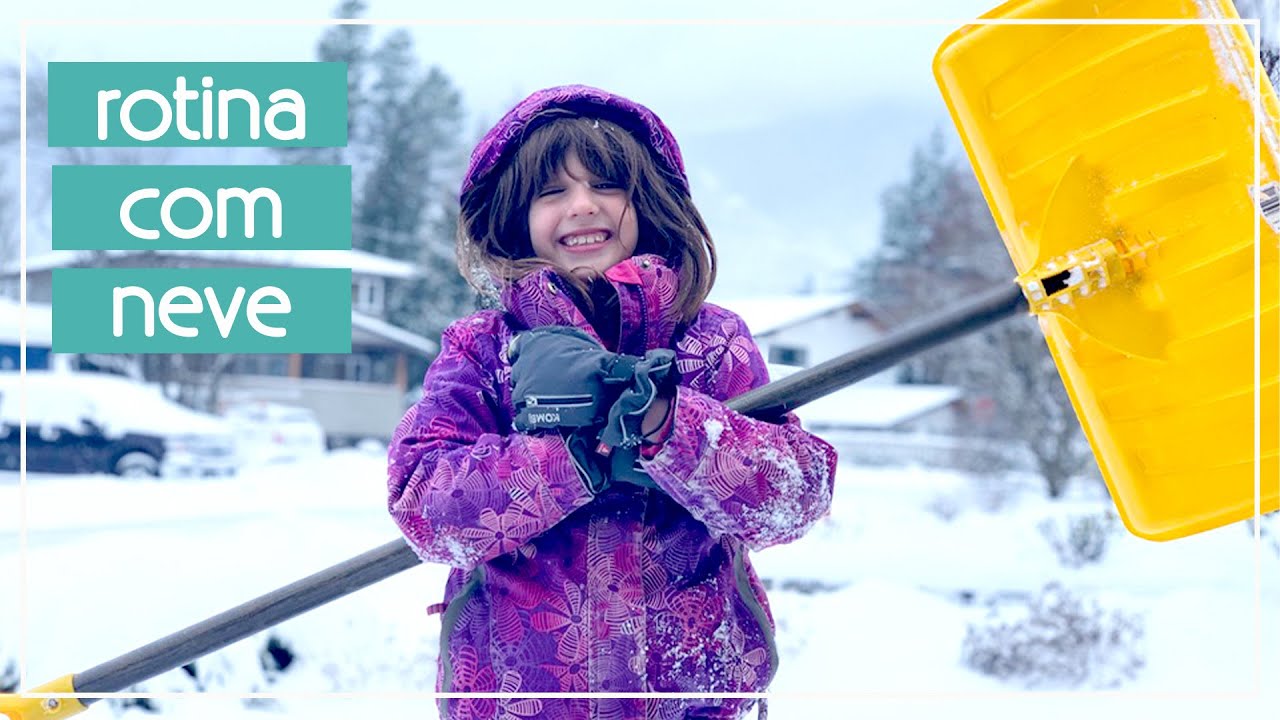Nossa rotina com neve + minhas maquiagens | Vlog Ep. 41