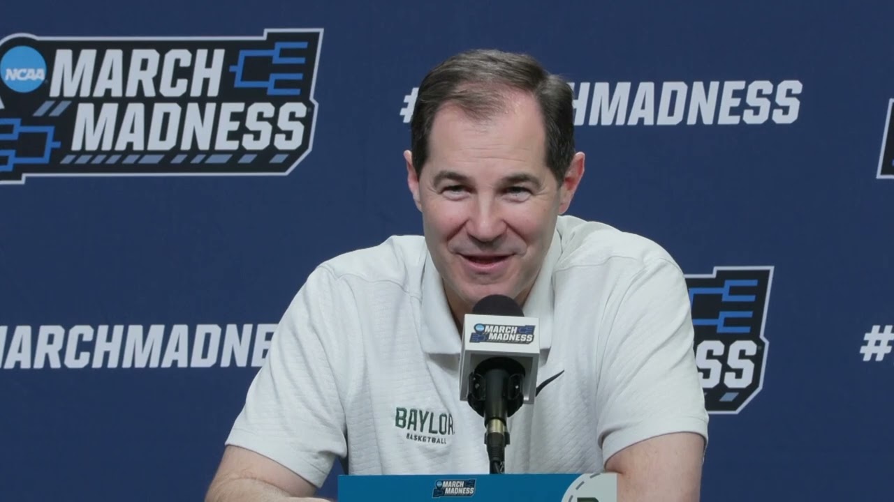 Presser: Scott Drew & Players Preview Duke in NCAA Second Round | Baylor Basketball