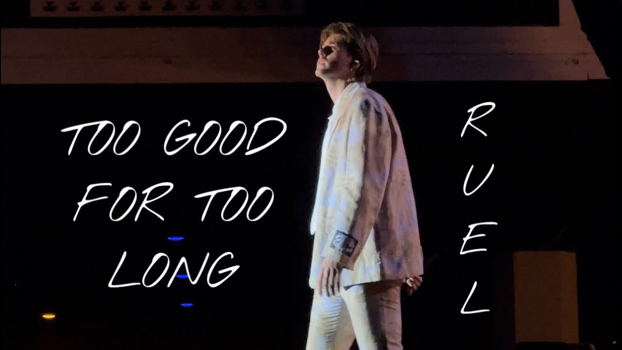 too good for too long - @oneruel new unreleased song live!!! 4k (2160p)