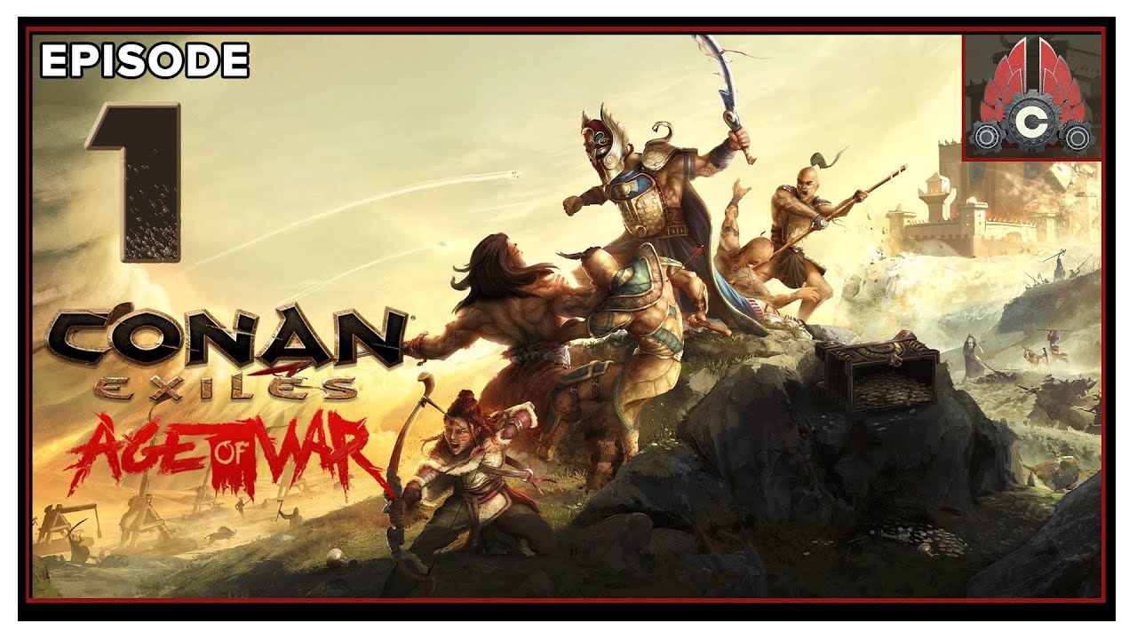 CohhCarnage Plays Conan Exiles Age Of War (Sponsored By Funcom) - Episode 1 (Unfinished)