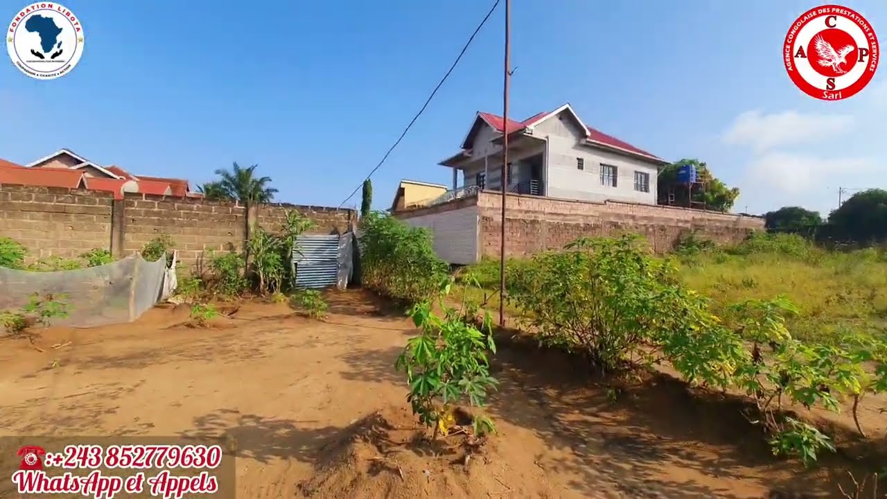 👉RDC/KINSHASA/PRIX:22 000$ À DISCUTER/MORCELLEMENT D'UNE PARCELLE AU QUARTIER MUSANGU-MAMA KOKO 