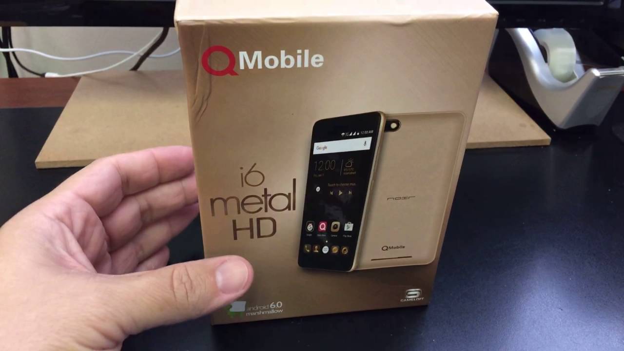 QMOBILE i6 METAL HD DUAL SIM Unboxing Video &ndash; in Stock at www.welectronics.com