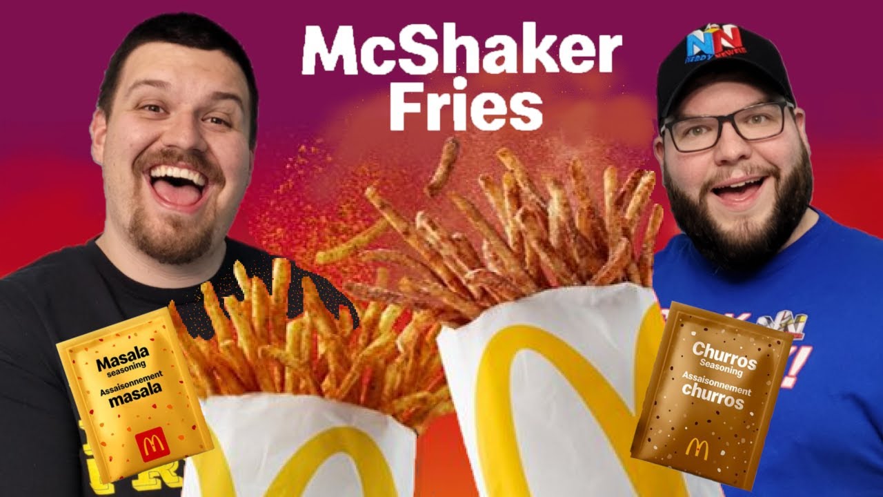 NEW McDonald's Churros & Masala McShaker Fries Review!