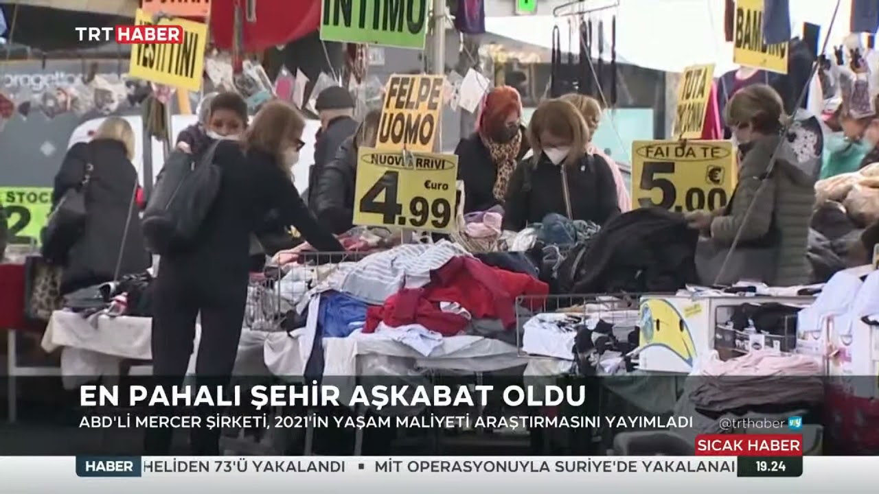 En Pahalı Şehir Aşkabat 22.06.2021 TURKEY