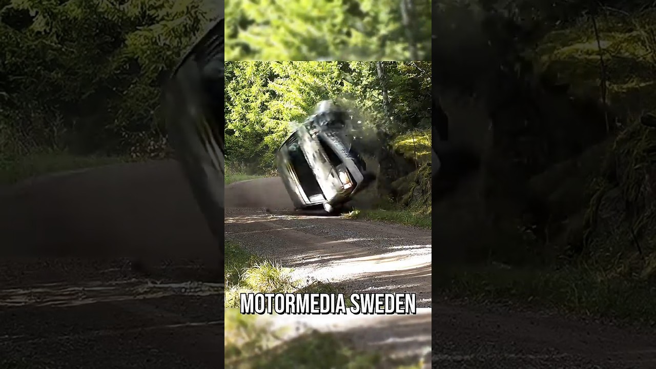 BIG RALLY CRASH - Marknadsnatta 2025 - Volvo vs. Rock  #rally #crash #volvo #rallycrash