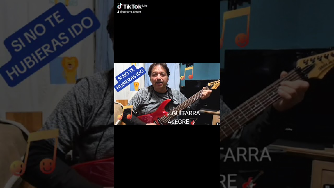   🎸GUITARRA ALEGRE 🎸  (SI NO TE HUBIERAS IDO)