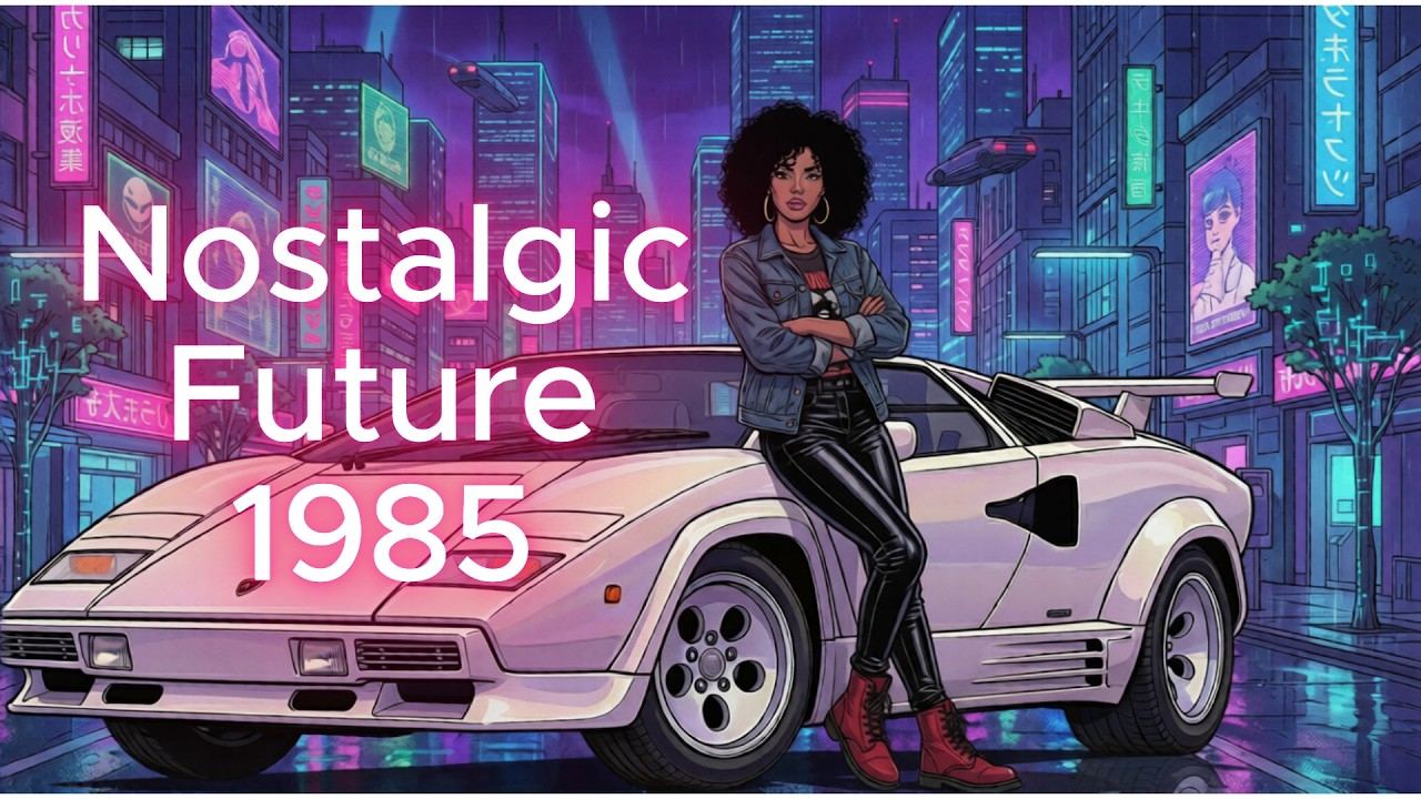 Nostalgic Future ’85 | 2 Hour Synthwave, Darkwave & Retrowave Music Mix