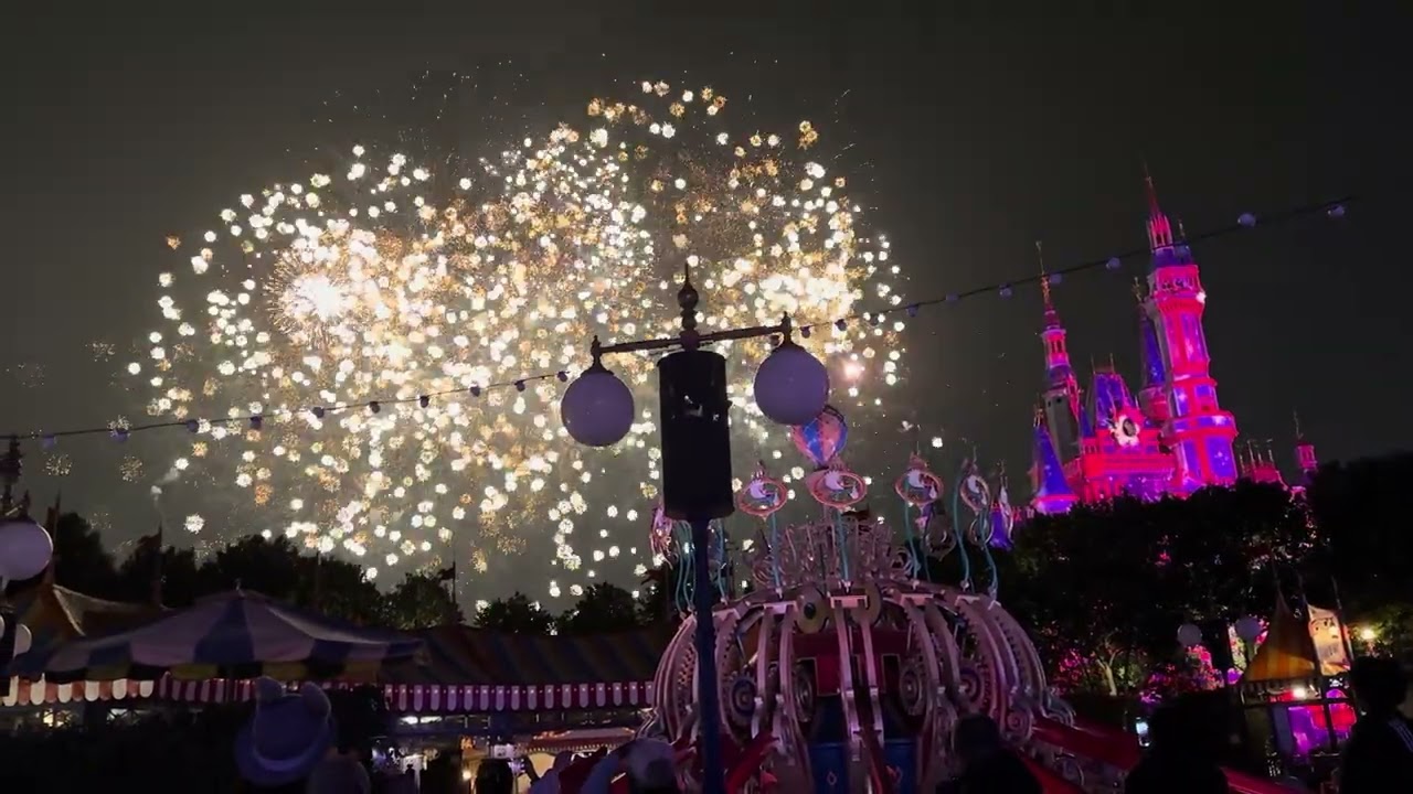 很美的迪士尼烟花秀#FireworksShow#Disney2026#CinderellaCastle#DisneyNight#HappilyEverAfter#DisneyVlog