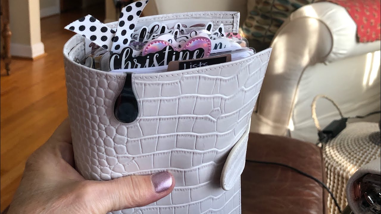 NEW PERSONAL MOTERM CROCO CREAM COVER and updated flip through! 🦄🌸🦄🌸🦄