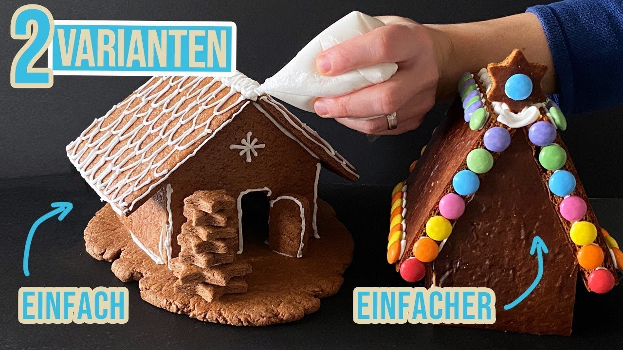 Lebkuchenhaus selber machen - Schritt für Schritt