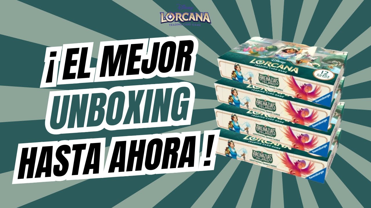 ¡ABRIMOS DOS ENCHANTED EN UN SOLO CASE! Unboxing Archazian Island Disney Lorcana en Español
