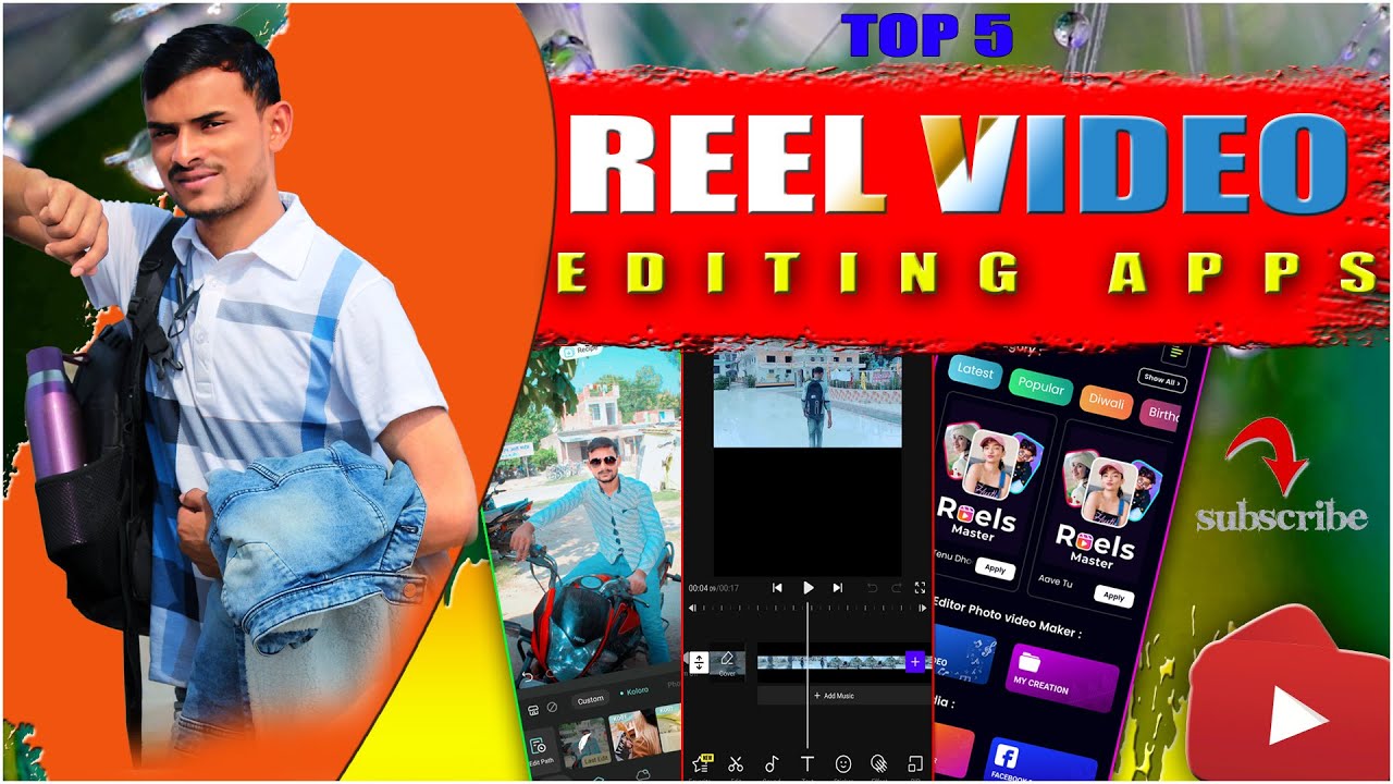 Top 5 reels editing app / Best video editing Apps for Android or IOS 2022 #reeledit