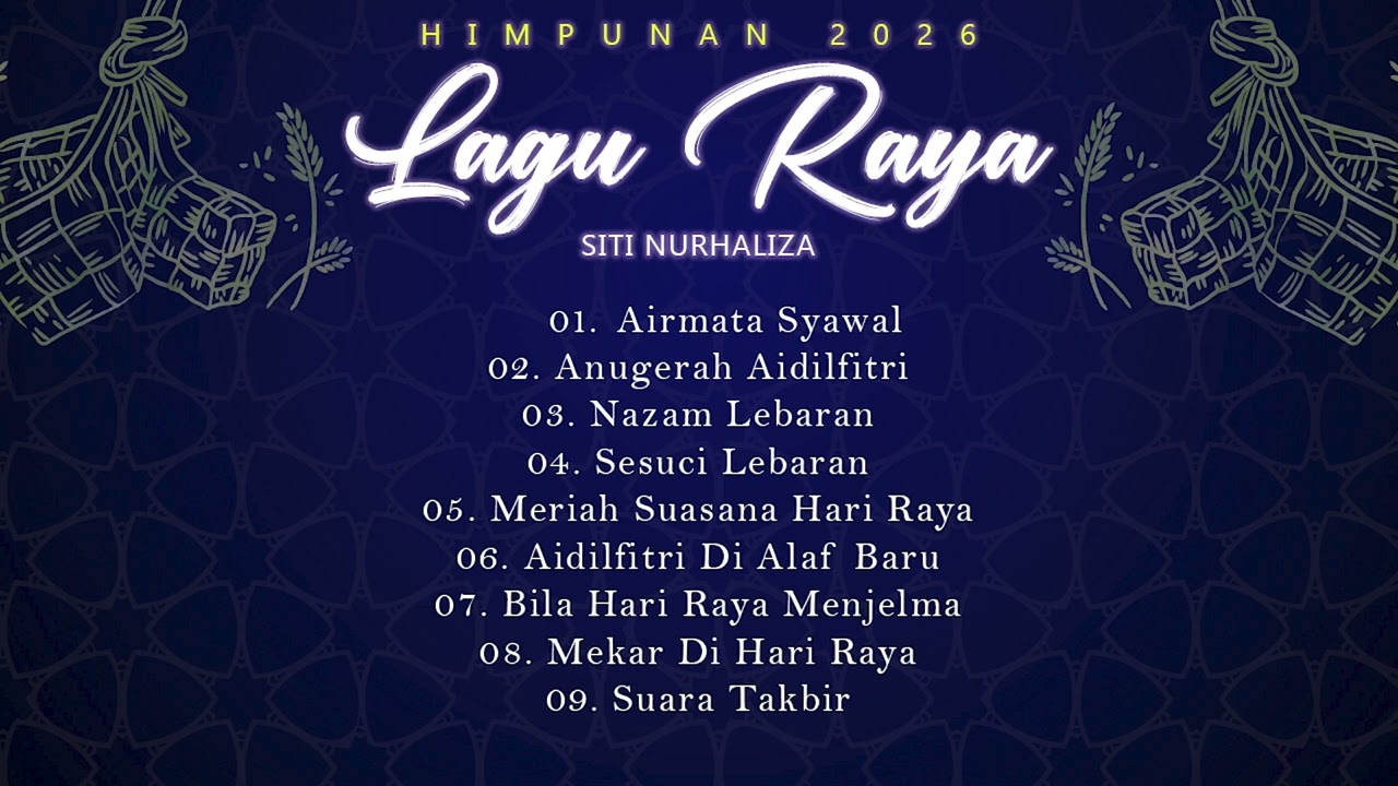 Koleksi Lagu Raya Siti Nurhaliza Terbaik Sepanjang Zaman | Nostalgia Aidilfitri 2026 |Lagu Raya 2026