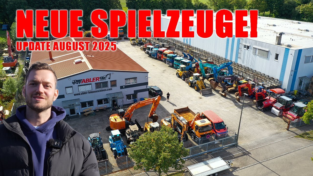 VIELE NEUE SPIELZEUGE! BESTANDSUPDATE bei Abler Baumaschinen