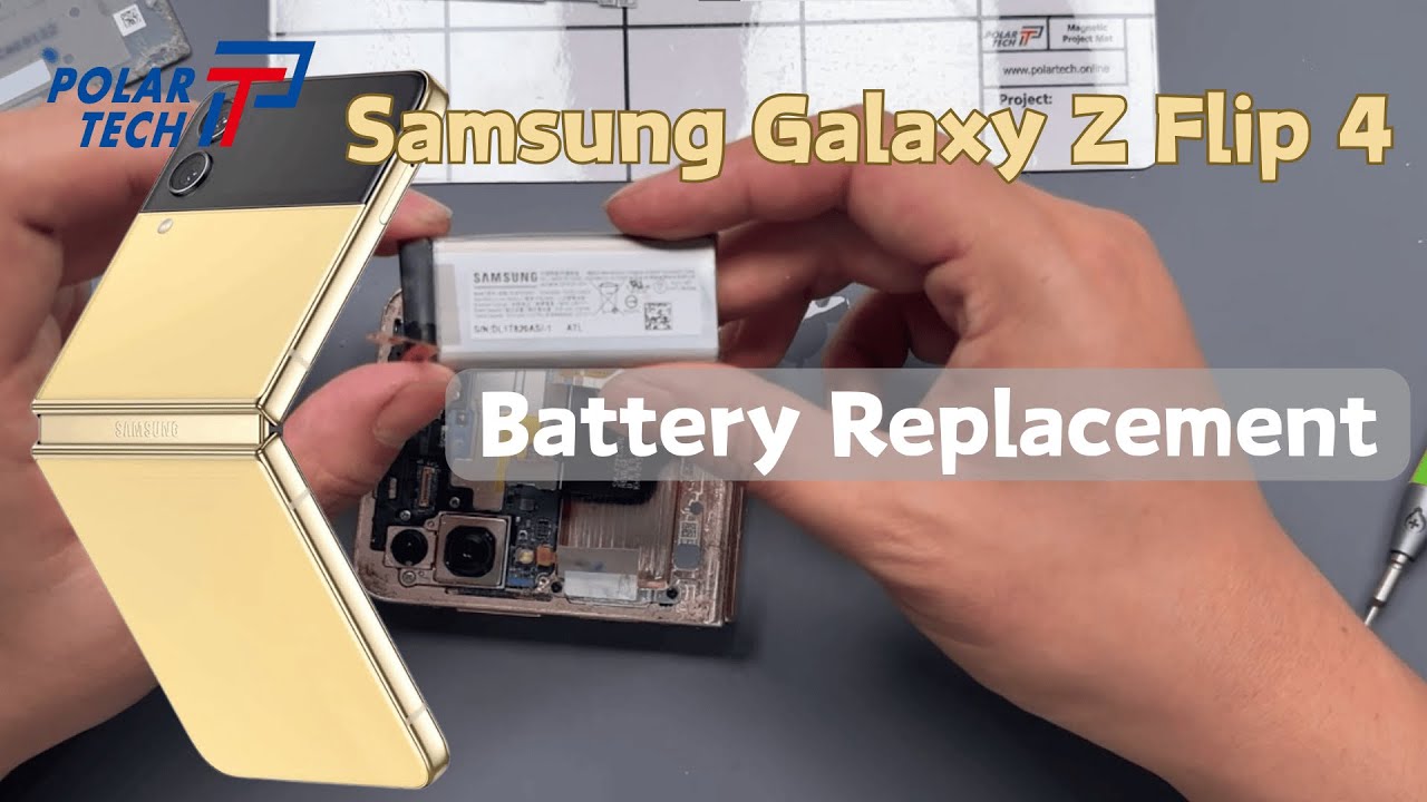 Как заменить батарею на Samsung Galaxy Z Flip 4 | Простое руководство по ремонту складного смартфона