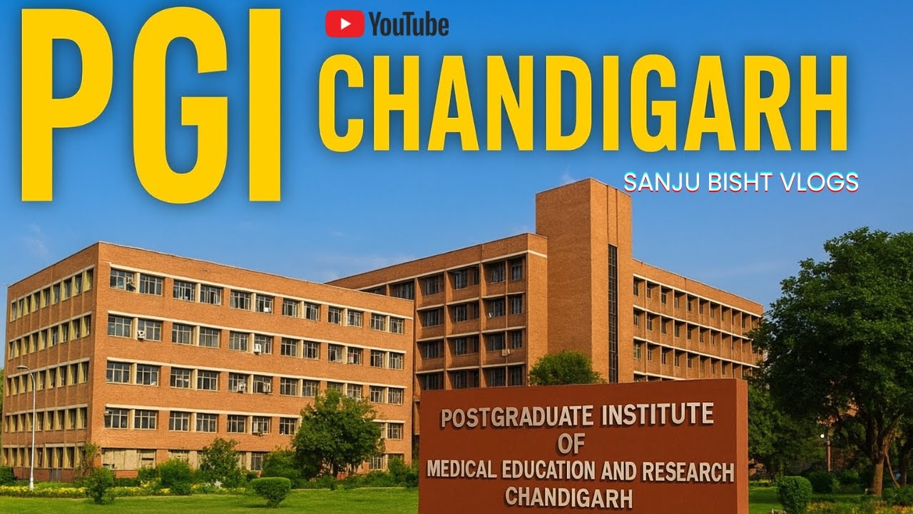 Inside PGI Hospital Chandigarh | Healthcare & Education | PGIMER Tour 2025 | Sanju Bisht Vlogs
