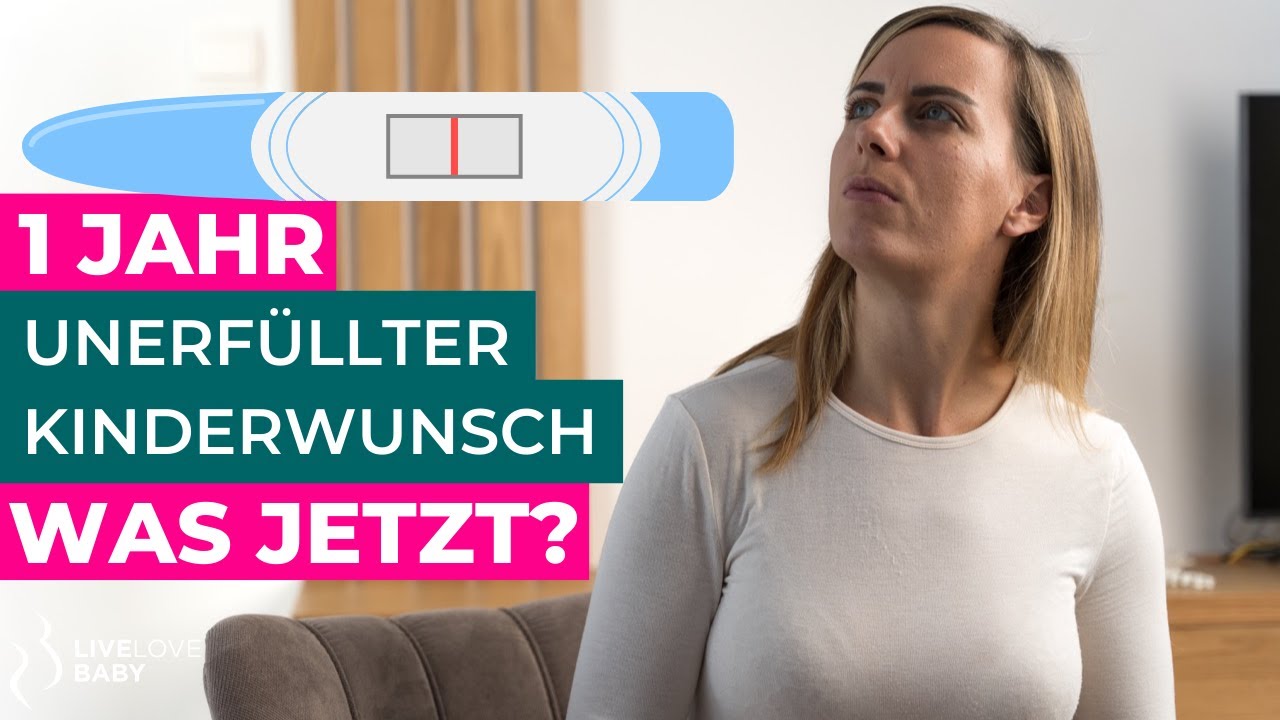 Noch nicht schwanger nach einem Jahr, was dann?