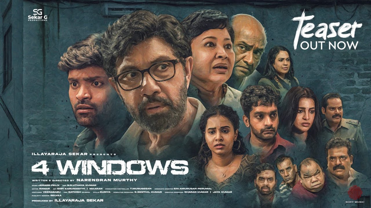 4 Windows - Teaser | Sathyaraj | Vetri | MS Bhaskar, Kovai Sarala | Jerard Felix | Narendran Murthy