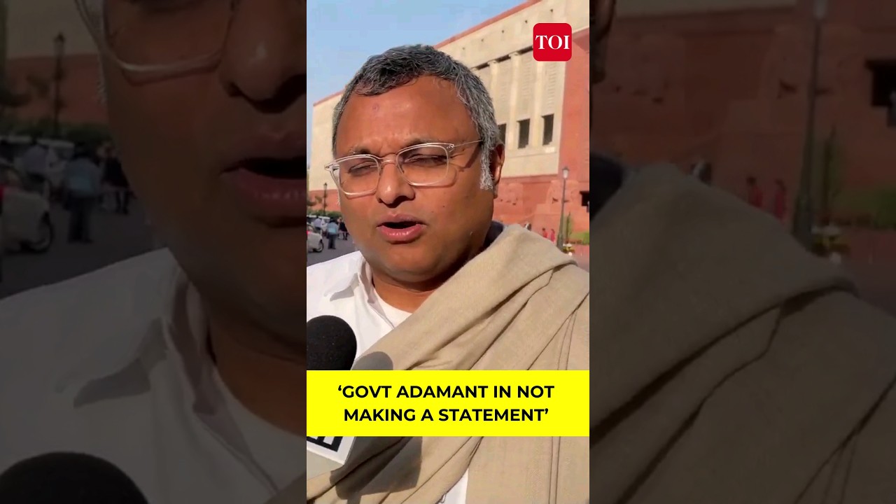 Colossal security and intelligence failure: Karti Chidambaram on Parliament Security Breach Incident