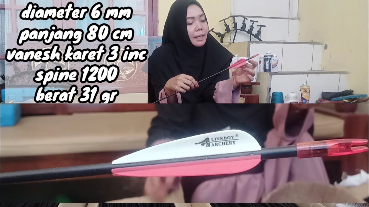 Review anak panah fiber linkboy archery