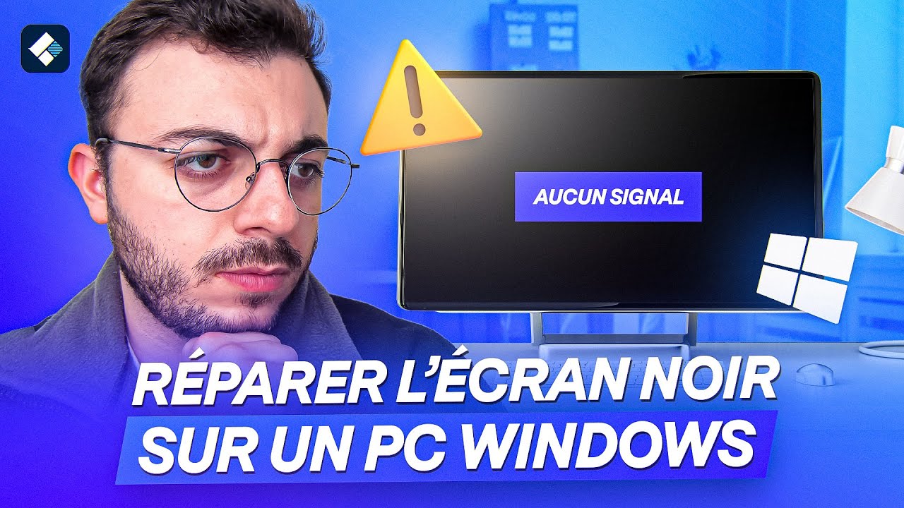 Comment r&eacute;gler le probl&egrave;me de l'&eacute;cran noir sur Windows 10 & 11 (6 m&eacute;thodes)