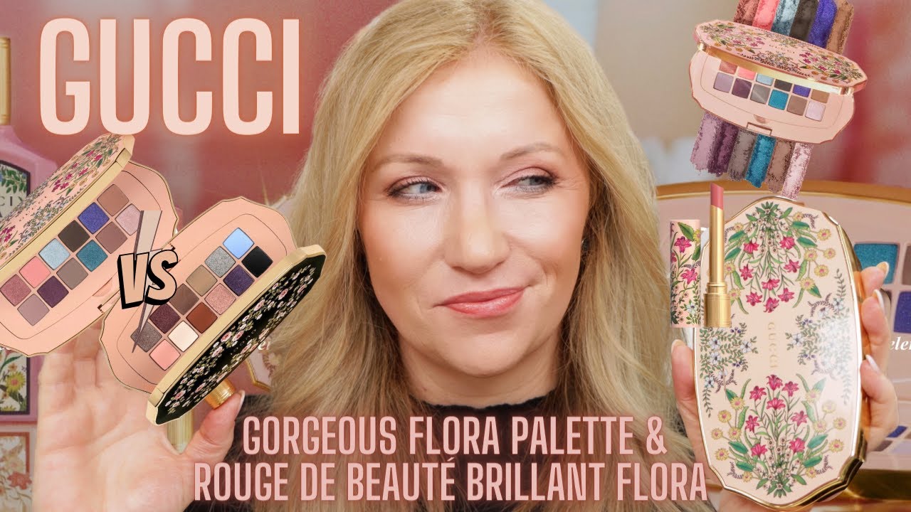 GUCCI Beauté Des Yeux GORGEOUS FLORA Lidschattenpalette + Rouge De Beauté BRILLANT FLORA