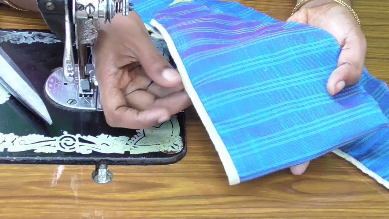 How to give piping over the sleeve || Piping methods in Tamil